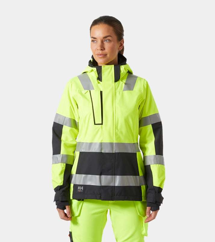 Women's Alna 2.0 Hi Vis Waterproof Shell Jacket