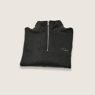 Script Logo Mock Neck Sweatshirt