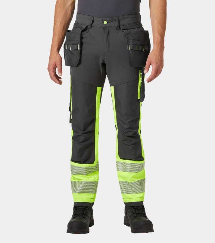 ICU Hi Vis Construction Trousers Class 1