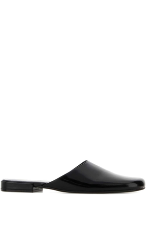 Penelope leather slippers