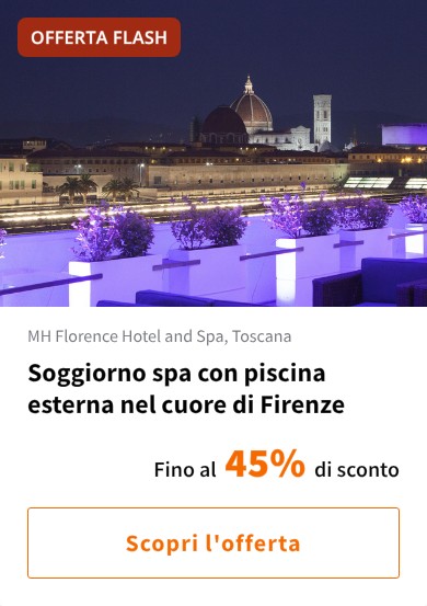 Soggiorno spa con piscina esterna nel cuore di Firenze