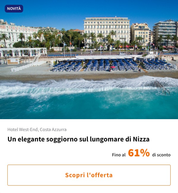 Un elegante soggiorno sul lungomare di Nizza