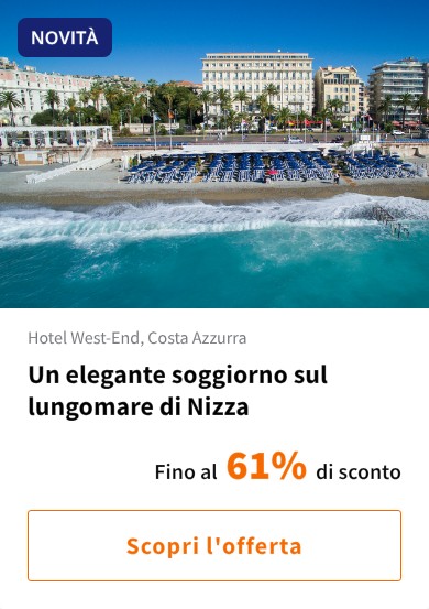 Un elegante soggiorno sul lungomare di Nizza