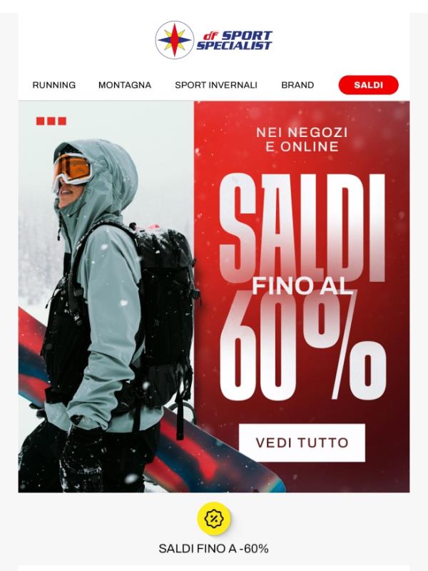 Sci e Snowboard in Saldo⛷️