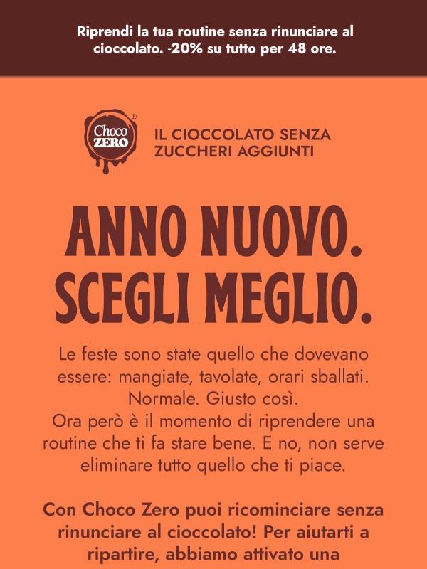 Restart Choco Zero: si ricomincia così 🍫