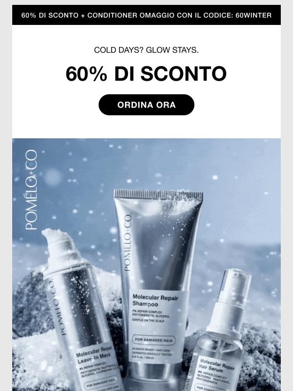 Dai il via alla brillantezza, celebra la selfcare – 60 % di sconto + Conditioner in omaggio