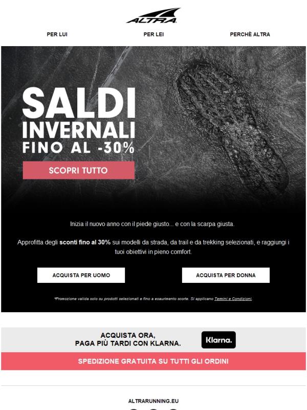 Sono arrivati i saldi invernali ❄️