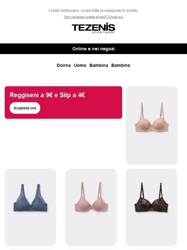 Intimo in saldo da 4€ 🎉