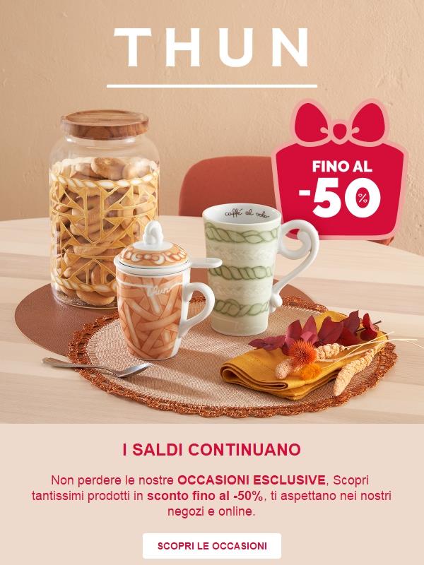 SALDI: Offerte fino al -50%🔝