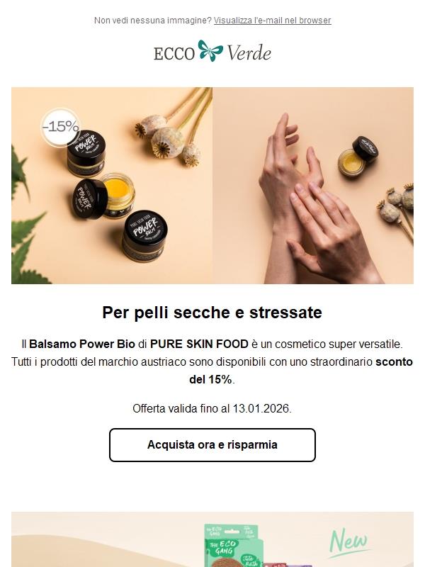 Cosmetici bio e vegani di PURE SKIN FOOD🌱 -15%!