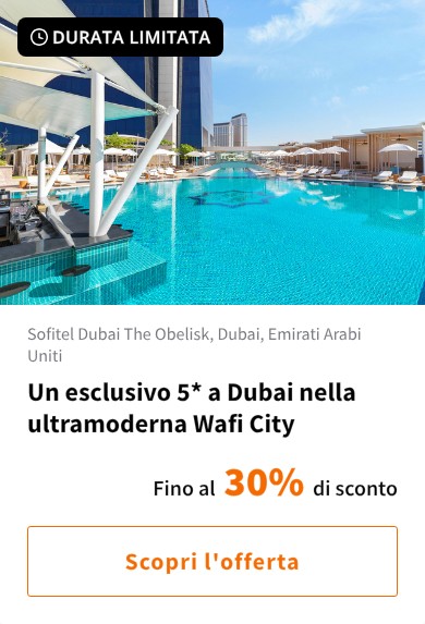 Un esclusivo 5* a Dubai nella ultramoderna Wafi City