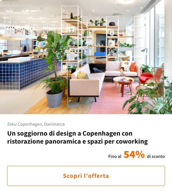Un soggiorno di design a Copenhagen con ristorazione panoramica e spazi per coworking
