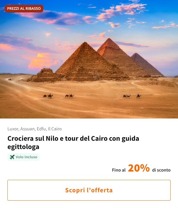 Crociera sul Nilo e tour del Cairo con guida egittologa