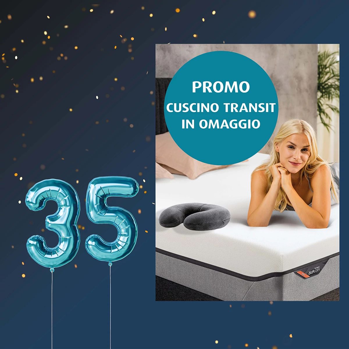 Promo cuscino del mese, acquista un cuscino TEMPUR® e ricevi un cuscino transit in omaggio