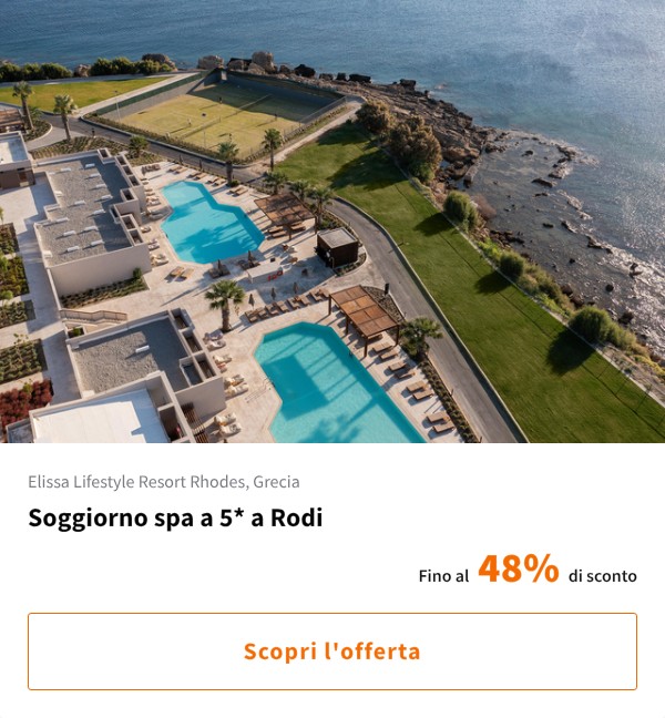 Soggiorno spa a 5* a Rodi