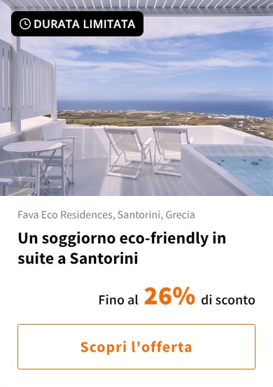 Un soggiorno eco-friendly in suite a Santorini