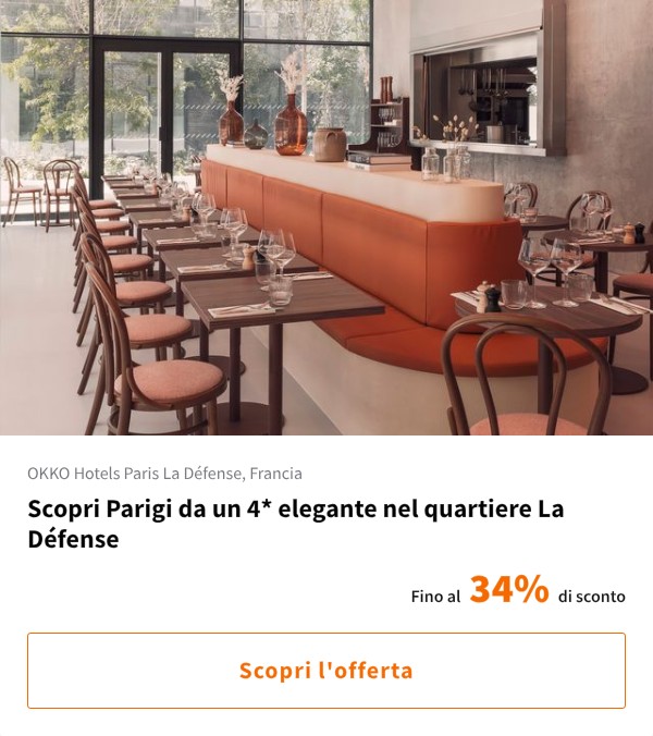 Scopri Parigi da un 4* elegante nel quartiere La Défense