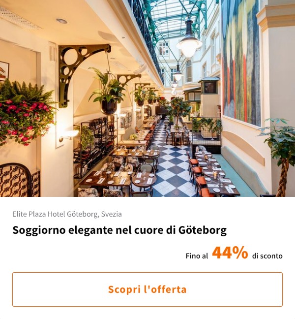 Soggiorno elegante nel cuore di Göteborg