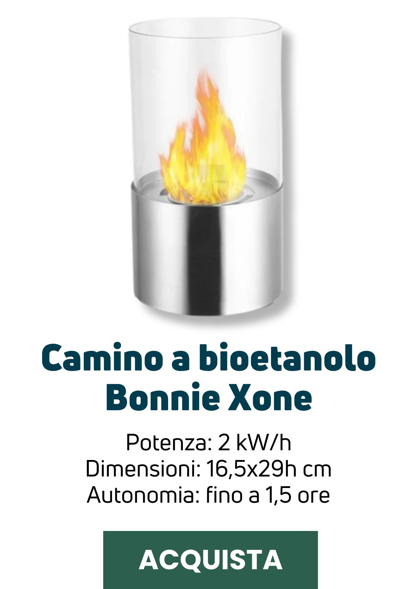 Camino bioetanolo Bonnie Xone | Perrone Shop