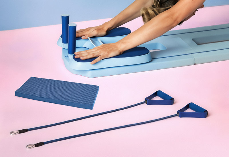 Blue pilates board