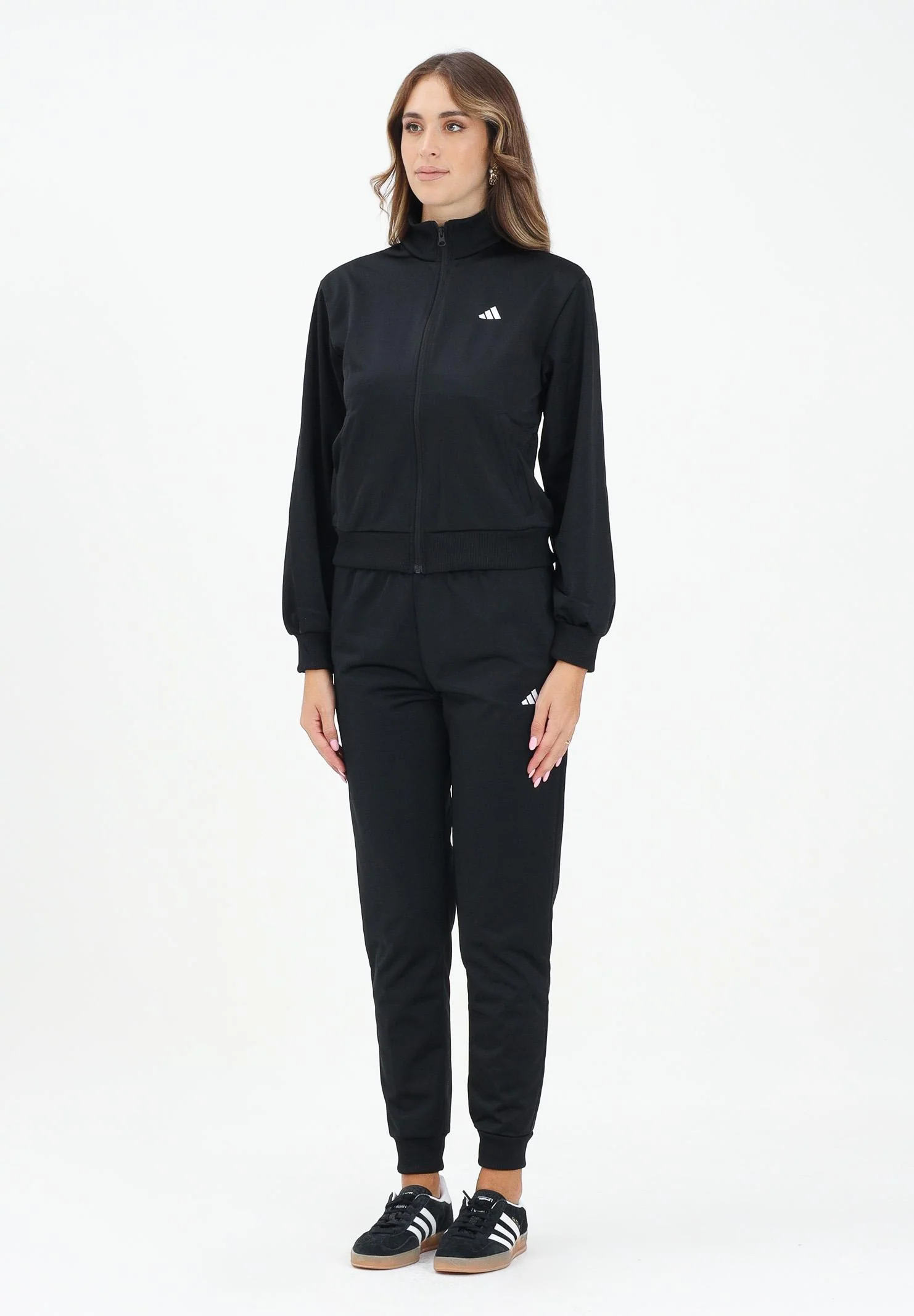 Image of ADIDAS PERFORMANCE Tuta sportiva Essentials Feel Cozy nera da donna