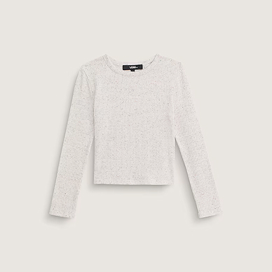 Kids Teri Confetti Rib Long Sleeve Shirt