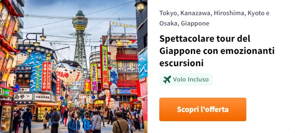 Spettacolare tour del Giappone con emozionanti escursioni