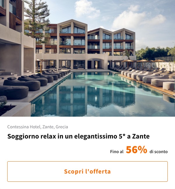 Soggiorno relax in un elegantissimo 5* a Zante
