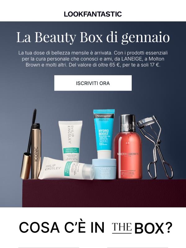 La Beauty Box di gennaio