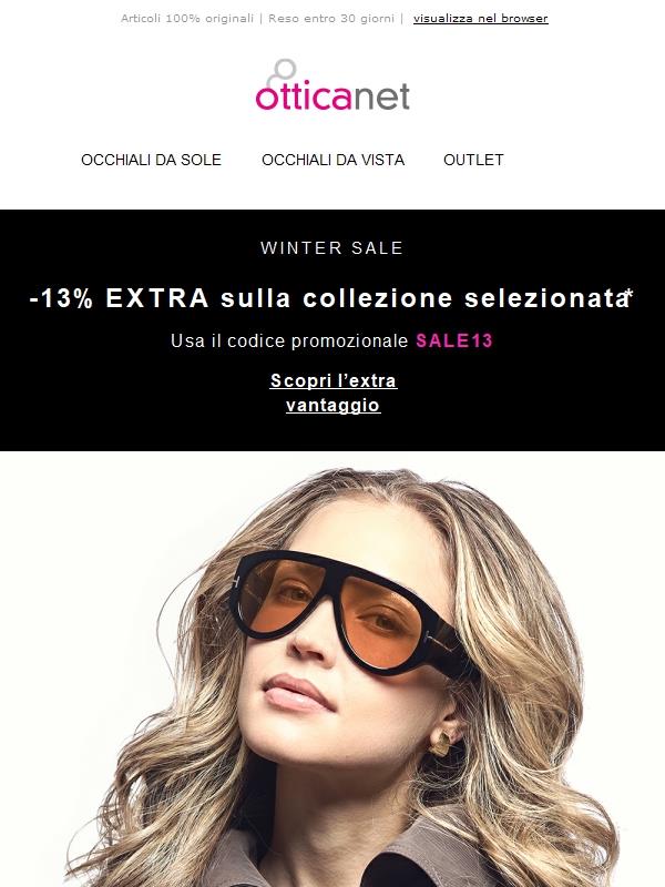 Saldi Invernali ✨ Extra -13% sui tuoi modelli iconici