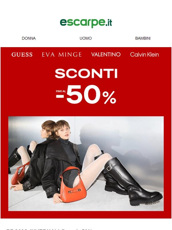 La tua taglia nelle PROMO INVERNALI fino al -50% 🔵