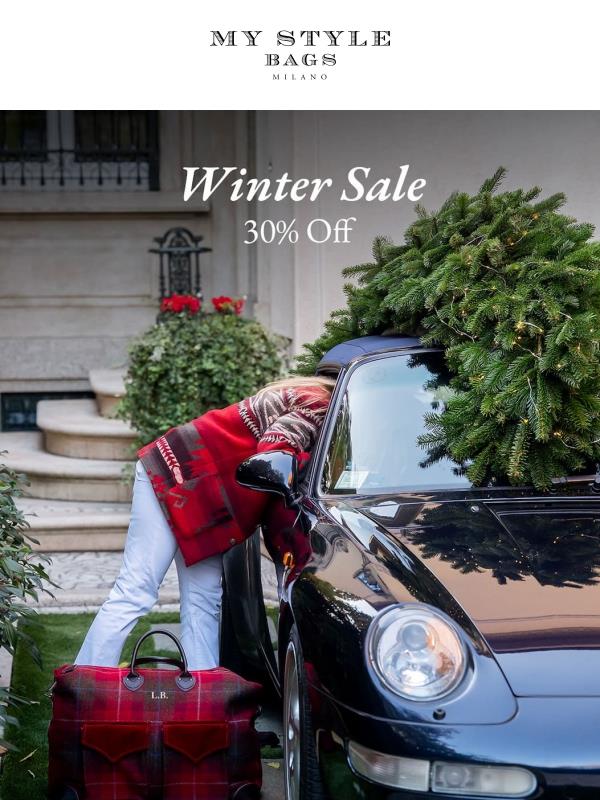 Continuano i saldi invernali al -30%