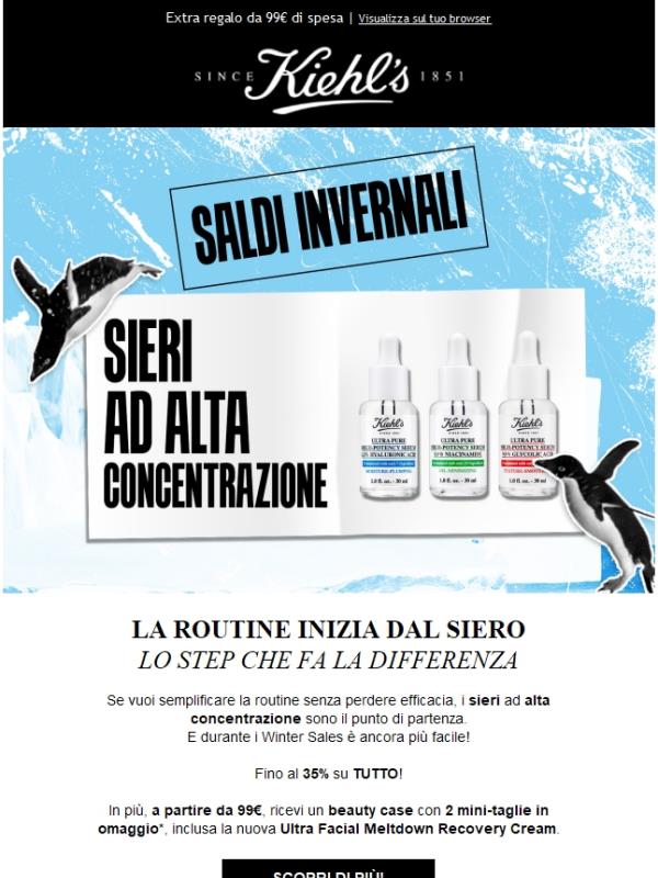 Fino al 35%: scegli il siero giusto