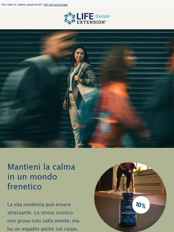 Mantieni la calma in un mondo frenetico