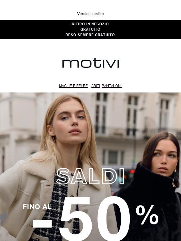 SALDI FINO AL -50% | Sempre più sconti!