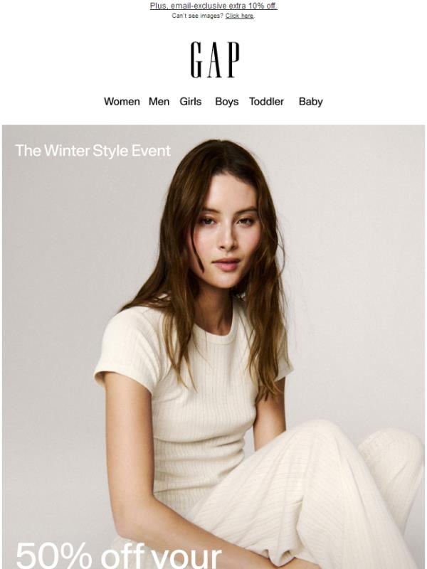 Our Winter Style Event is here: 50% off
