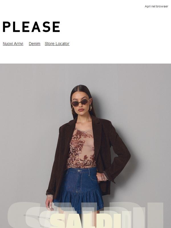 SPEDIZIONE GRATUITA sui saldi Please!