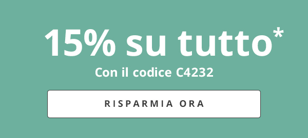 15% su tutto