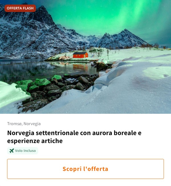 Norvegia settentrionale con aurora boreale e esperienze artiche