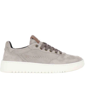 Sneakers in camoscio grigio Uomo SPOR5540 060