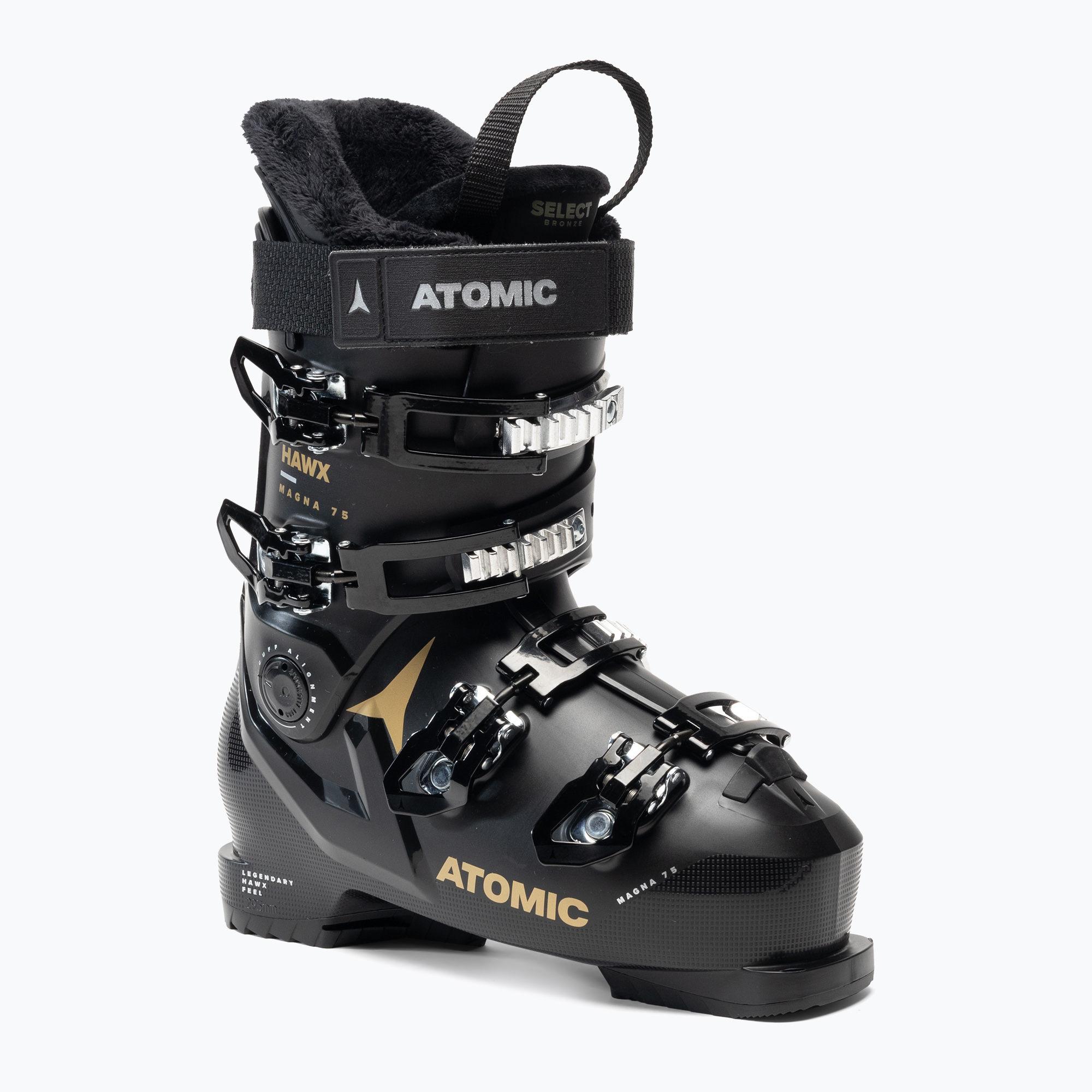 Scarponi da sci da donna Atomic Hawx Magna 75 W nero/oro