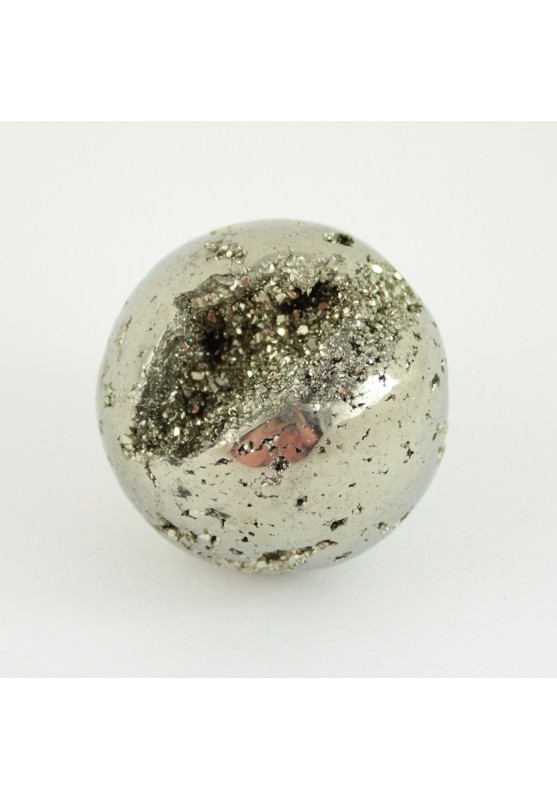 Image of MINERALE Sfera di PIRITE 216 Gr 4.7 mm diametro Arredamento Chakra Zen