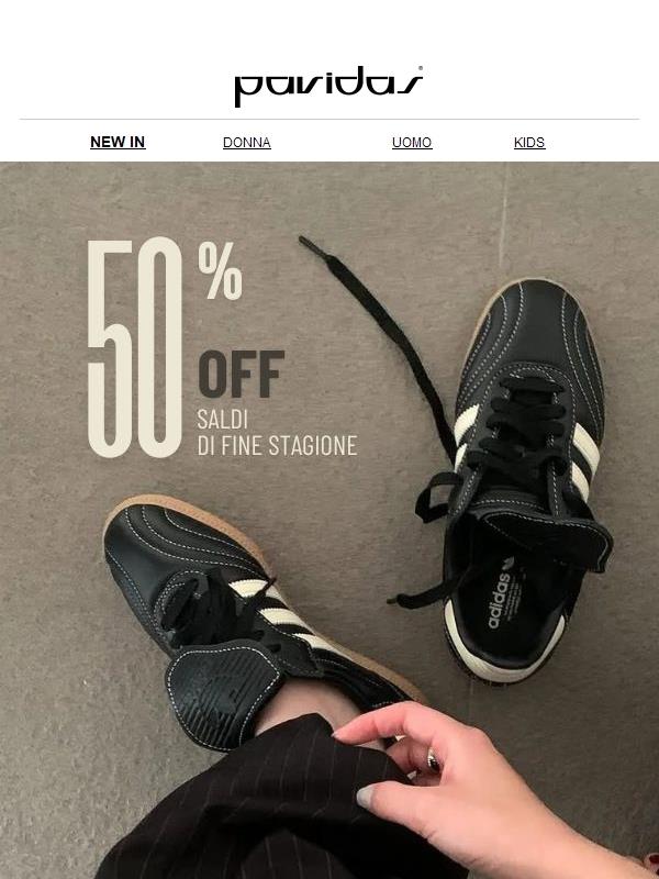 👟 SUPER SALDI SNEAKERS — FINO AL -50%!