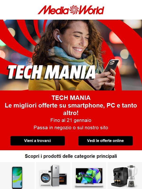 Smartphone, PC e non solo… con la TECH MANIA!