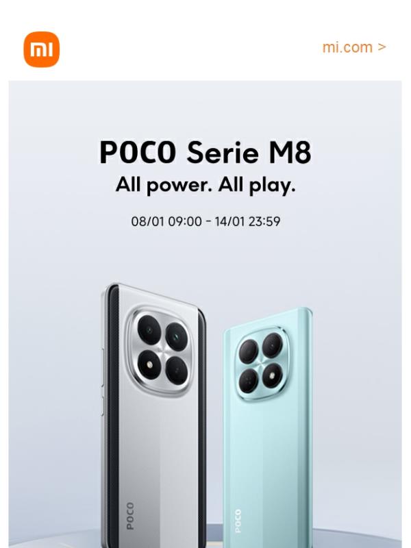POCO M8 Series disponibile ora!