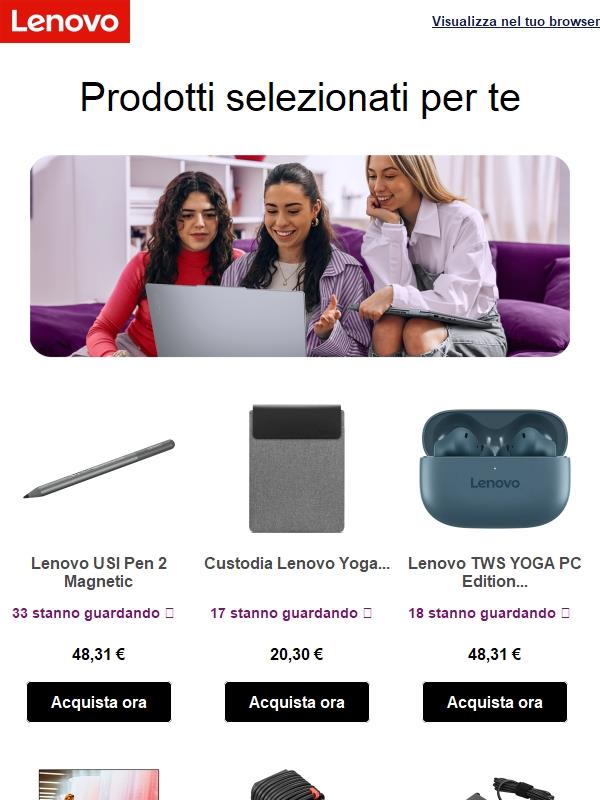 Nuove scelte personalizzate solo per te!