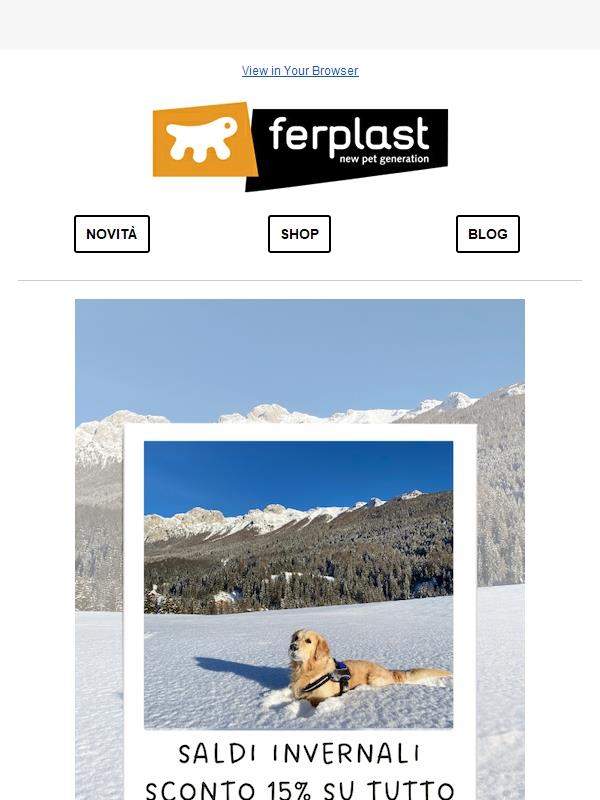 Saldi invernali: -15% su tutto ❄️