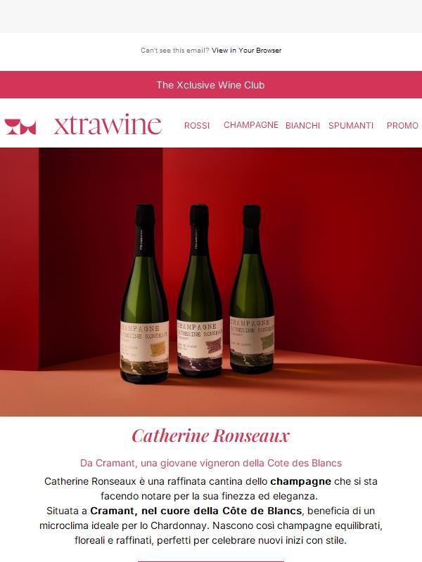 Champagne Catherine Ronseaux: eleganza dalla Côte de Blancs