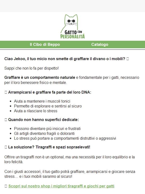 Jekoo, il tuo gatto graffia il divano?