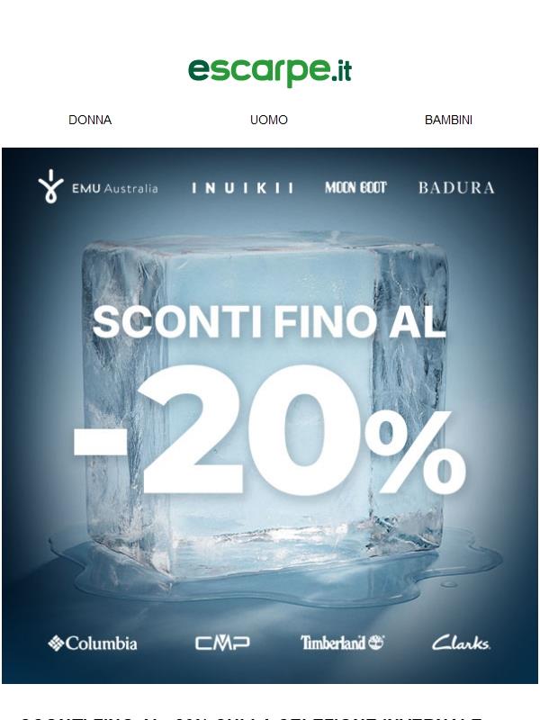 🧊 Sconti fino al -20% sulla selezione invernale